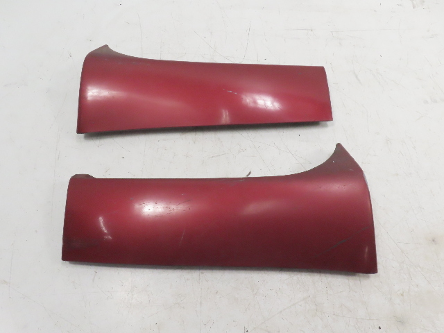 92 Lexus SC400 SC300 #1329 Trim Pair Bumper Cover Extension Left & Right Rear Red