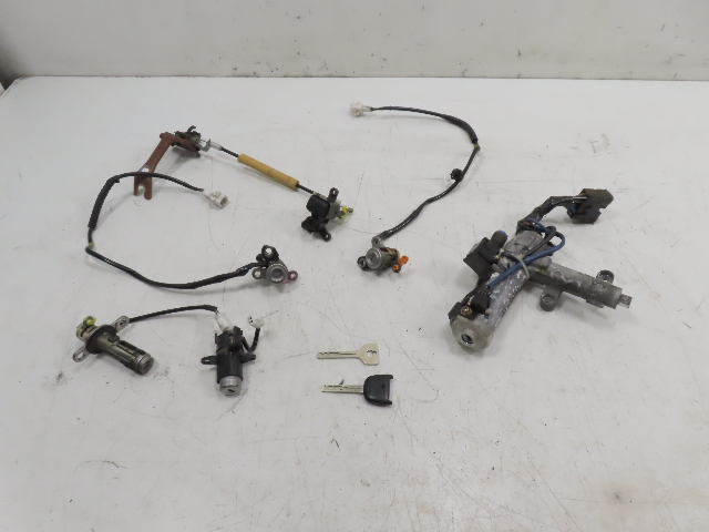 92 Lexus SC400 SC300 #1329 Lock Set, Ignition, Door, Glovebox, Trunk & Key