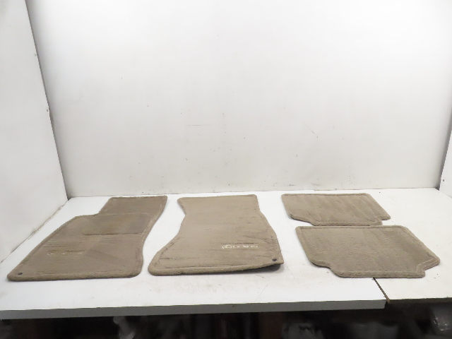 92 Lexus SC400 SC300 #1329 Floor Mat Set, Carpet Tan Front & Rear