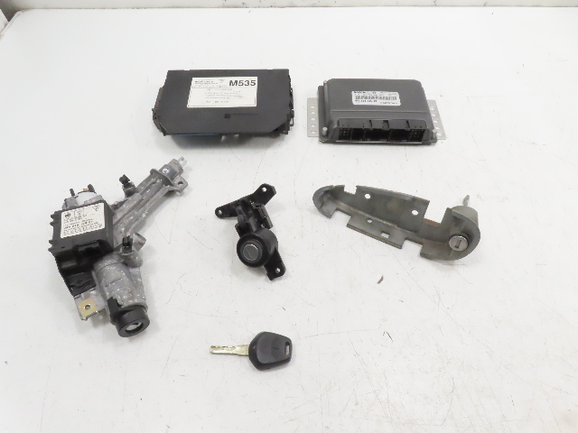 01 Porsche Boxster S 986 #1330 Lock Set, Ignition, DME, ECU, Immobilizer & Key 3.2L