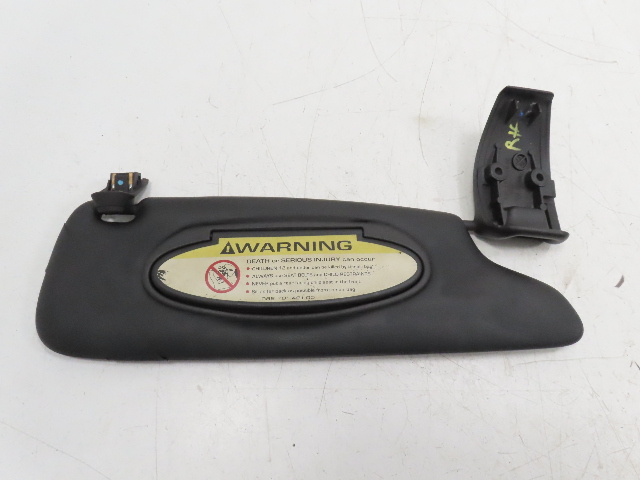 01 Porsche Boxster S 986 #1330 Sunvisor, Right Passenger, Black 98656160800
