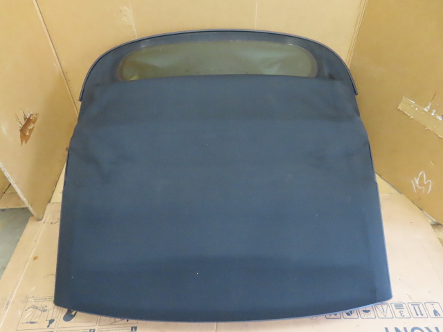 01 Porsche Boxster S 986 #1330 Convertible Soft Top W/ Glass Window, Black