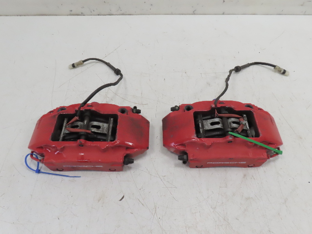 01 Porsche Boxster S 986 #1330 Caliper, Rear Brembo Red 911 996352421, 996352422