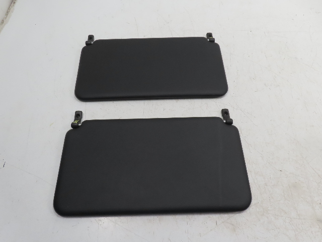 87 Porsche 928 S4 #1331 Sunvisor Pair, Vinyl Rear Black OEM