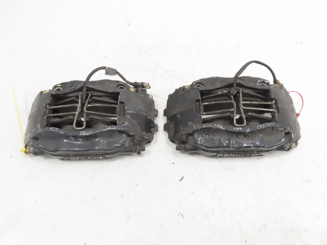 87 Porsche 928 S4 #1331 Brake Caliper Pair, Front Brembo 944 Turbo S 951 92835142103 92835142203