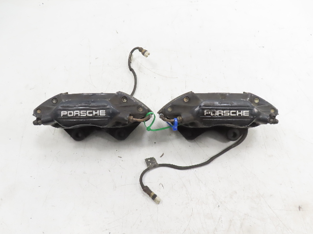 87 Porsche 928 S4 #1331 Brake Caliper Pair, Rear Brembo 944 Turbo 951 92835242100 92835242200