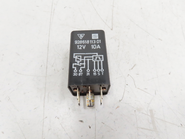 87 Porsche 928 S4 #1331 Relay, Intensive Windshield Wiper Washer OEM 92861811301
