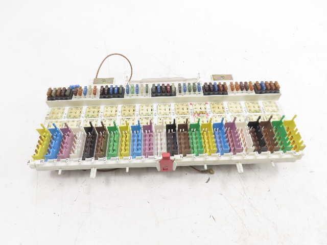 87 Porsche 928 S4 #1331 Relay Fuse Box Panel Carrier Plate 92861010514