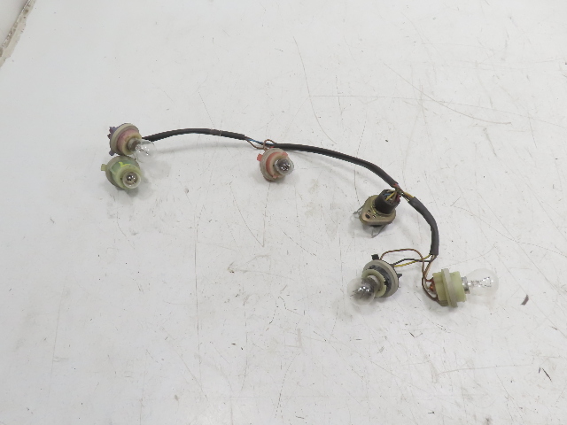 87 Porsche 928 S4 #1331 Wire Harness, Taillight Wiring Bulb Socket 92863146502