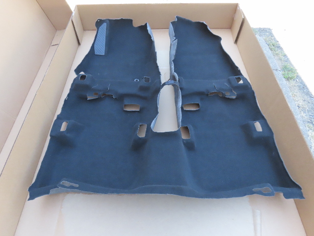 23 Toyota Corolla Cross #1332 Carpet, Whole Main Floor Cover Black OEM