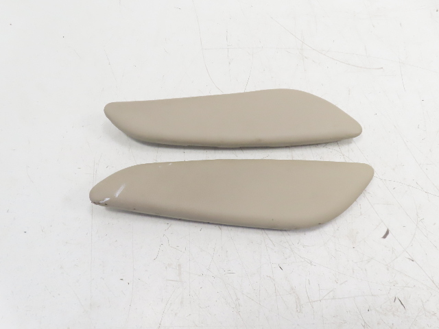06 BMW Z4 E85 #1334 Trim Pair, Center Console Knee Pad Beige 7026215 7026216
