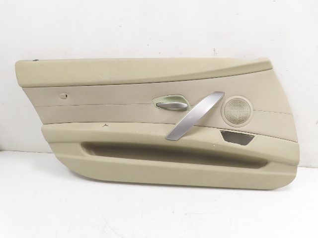 06 BMW Z4 E85 #1334 Door Panel, Part Leather Left Driver Oregon Beige