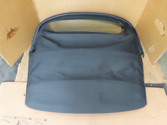 06 BMW Z4 E85 #1334 Convertible Soft Top Roof Frame Glass Window Black