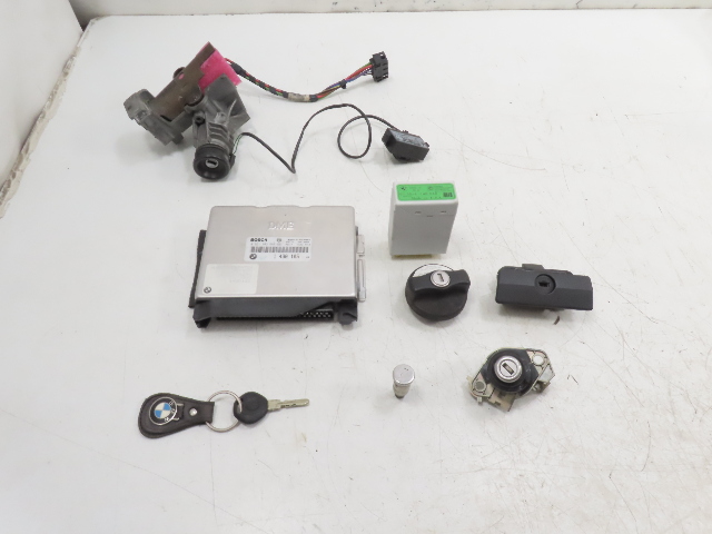 97 BMW Z3 E36 1.9L #1335 Lock & Key Set, ECU DME EWS Immobilizer Ignition M44