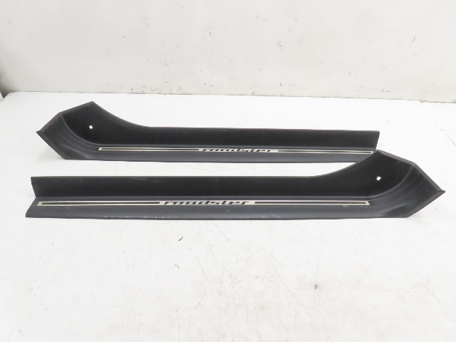 97 BMW Z3 E36 1.9L #1335 Trim Pair, Door Sill "ROADSTER" Script 51478397501, 51478397502