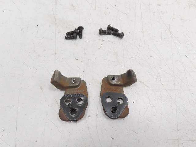 97 BMW Z3 E36 1.9L #1335 Base Plate Mount Bracket Pair Hardtop Front Latch