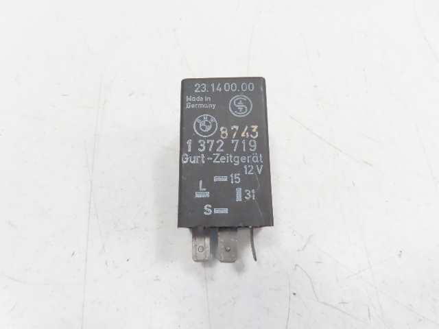 1988 BMW 325i E30 #1336 Relay, Seatbelt Warning Timer OEM 87431372719