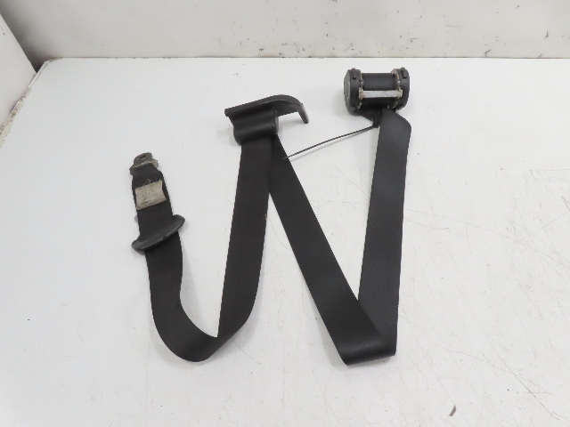 1988 BMW 325i E30 #1336 Seatbelt, Left or Right Side Rear Black Convertible OEM