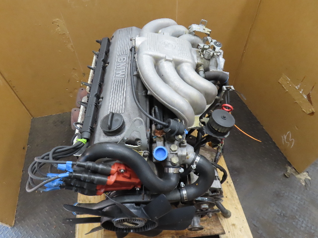 1988 BMW 325i E30 #1336 Engine Assembly, M20 6 Cylinder 2.5L Complete