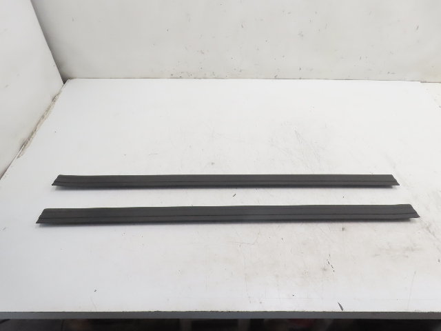1988 BMW 325i E30 #1336 Trim Pair, Door Sill Carpet Holder Black LH & RH