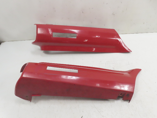 1988 BMW 325i E30 #1336 Bumper Side Cover Pair Rear Corner Cap Red