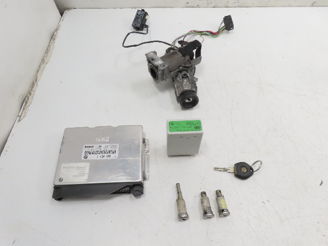 98 BMW Z3 E36 1.9L #1337 Lock & Key Set, ECU DME EWS Immobilizer Ignition M44