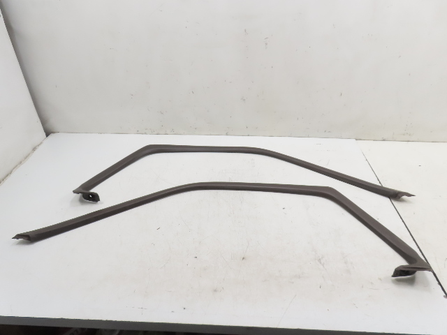 85 Porsche 928 S #1338 Trim Pair, Door Window Surround, Left & Right Brown