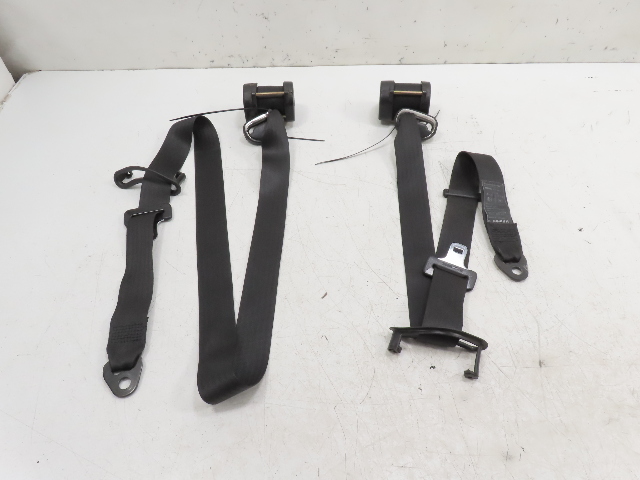 85 Porsche 928 S #1338 Seatbelt Pair, Front Left & Right, Black Lap Belt