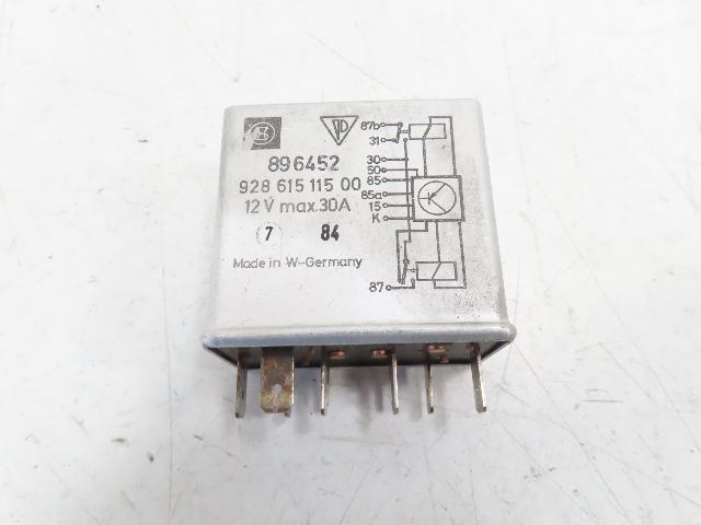 85 Porsche 928 S #1338 Relay, Slow Action Windshield Defrost 92861511500