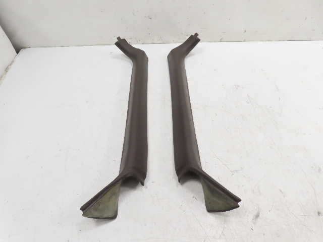 85 Porsche 928 S #1338 Trim Pair, A-Pillar Brown