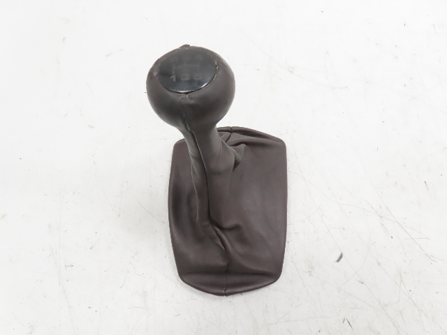 85 Porsche 928 S #1338 Shift Knob & Boot, Manual Transmission Shifter Brown 92855228303
