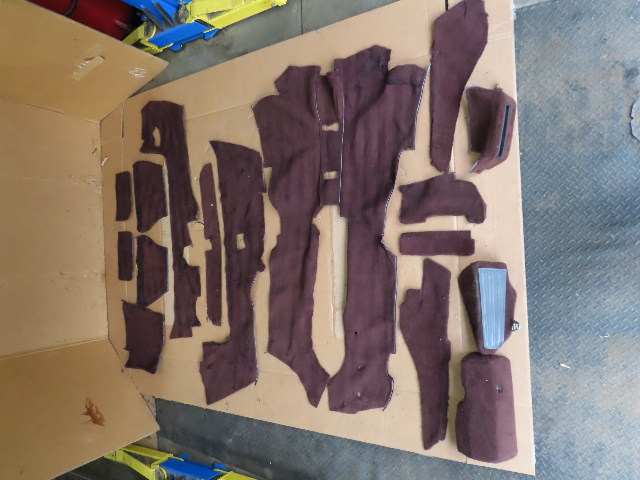 85 Porsche 928 S #1338 Carpet Main Set Floor Mat Cover Trim Brown