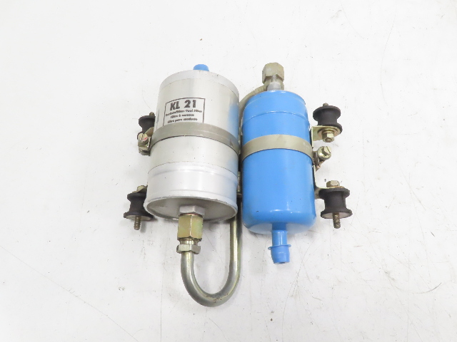 85 Porsche 928 S #1338 Fuel Pump & Filter w/ Bracket Mount