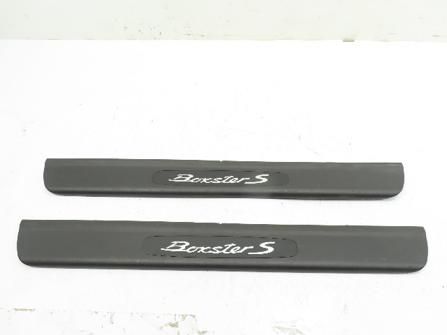 Porsche Boxster S 986 Trim Pair, Door Sill Scuff Plate Boxster S Scribe