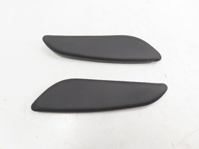 BMW Z4 E85 Trim Pair, Center Console Knee Pad Black Sensatec 7026215 7026216