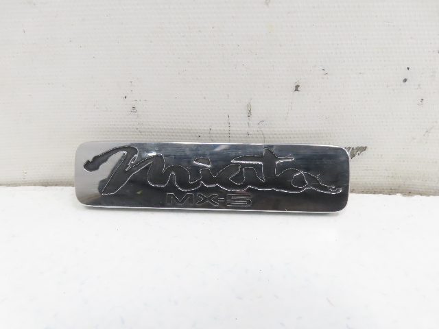 Mazda Miata NB2 Emblem, Badge Chrome Rear Bumper "Miata" NC30-51-721B