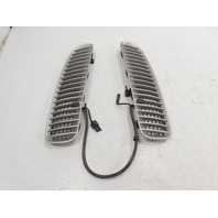 04-06 BMW X5 4.4L E53 Grill Pair Hood Bonnet Windshield Spray Nozzle OEM Genuine