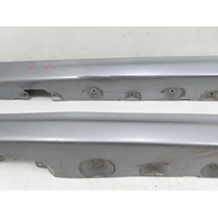 01-06 BMW M3 E46 Trim Side Skirt Pair Left & Right Steel Grey OEM
