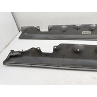 01-06 BMW M3 E46 Trim Side Skirt Pair Left & Right Steel Grey OEM