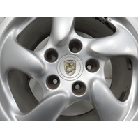 Porsche Boxster 986 Wheel Set, Five Spoke 17x8.5 17x7 Staggered 98636212605 98636212400