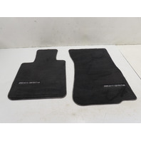 12 BMW Z4 E89 35is Floor Mat Pair, Sewn in Emblem Carpet Black Left & Right