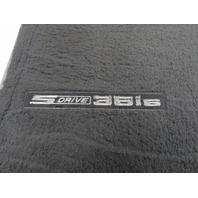 12 BMW Z4 E89 35is Floor Mat Pair, Sewn in Emblem Carpet Black Left & Right