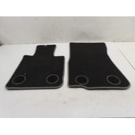 12 BMW Z4 E89 35is Floor Mat Pair, Sewn in Emblem Carpet Black Left & Right