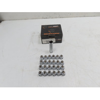 Ford F-150 6 Lug 14X2.0 Chrome Open Spline Lug Nut Wheel Install Kit w/ Socket