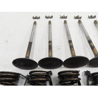 90 Porsche 944 S2 Exhaust Valve Set w/ Spring & Collet 3.0L M44.41 16V