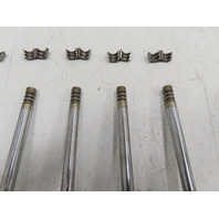 90 Porsche 944 S2 Exhaust Valve Set w/ Spring & Collet 3.0L M44.41 16V