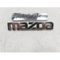 03 Mazda Miata NB2 #1270 Emblem Badge Bumper Rear MX-5 Miata