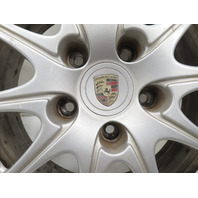 01 Porsche Boxster 986 #1300 Wheel Set Sport BBS 10 Spoke Staggard 18x8.5 & 18x9 OEM