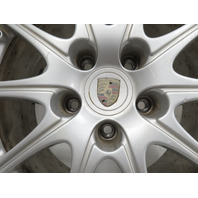 01 Porsche Boxster 986 #1300 Wheel Set Sport BBS 10 Spoke Staggard 18x8.5 & 18x9 OEM
