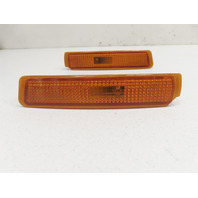 99 BMW Z3 E36 2.5L #1302 Light Lamp Pair, Amber Turn Signal Marker Front 48389695 8389696